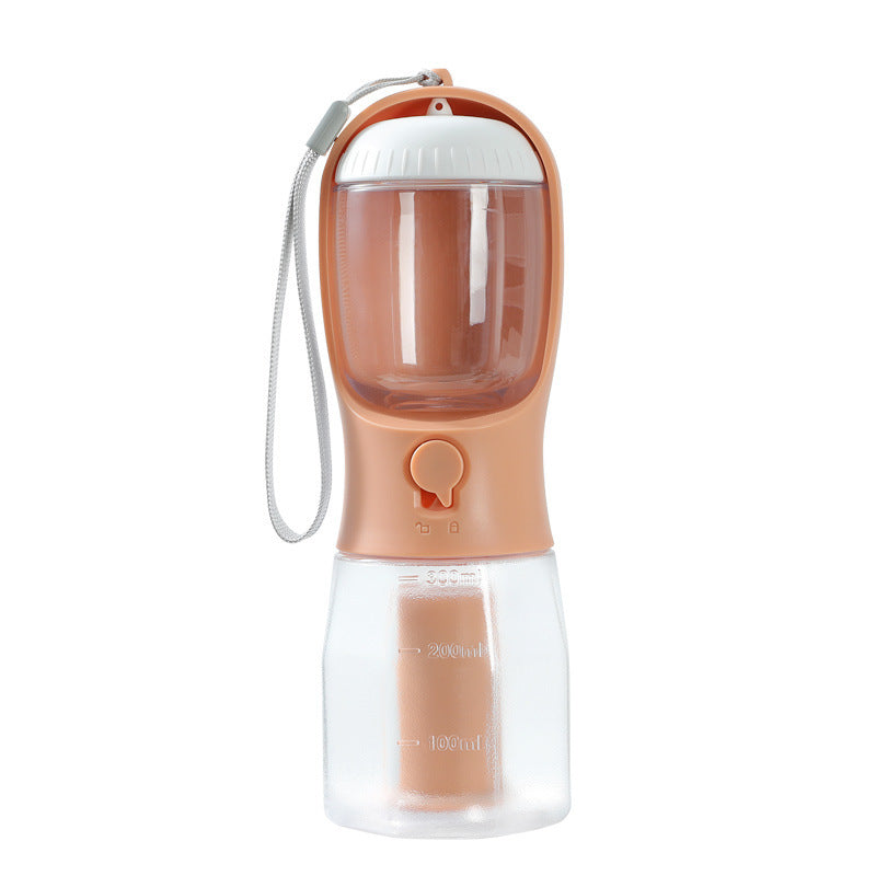 3-in-1 Pet Feeder – Portable Food, Water & Waste Bag Dispenser for Your Pet – Made with FDA-Approved PC Material