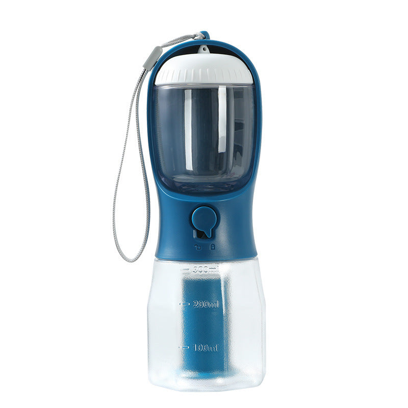 3-in-1 Pet Feeder – Portable Food, Water & Waste Bag Dispenser for Your Pet – Made with FDA-Approved PC Material