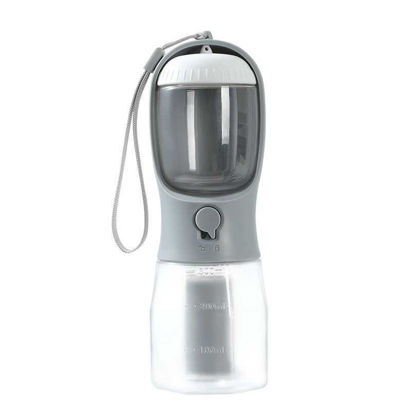 3-in-1 Pet Feeder – Portable Food, Water & Waste Bag Dispenser for Your Pet – Made with FDA-Approved PC Material