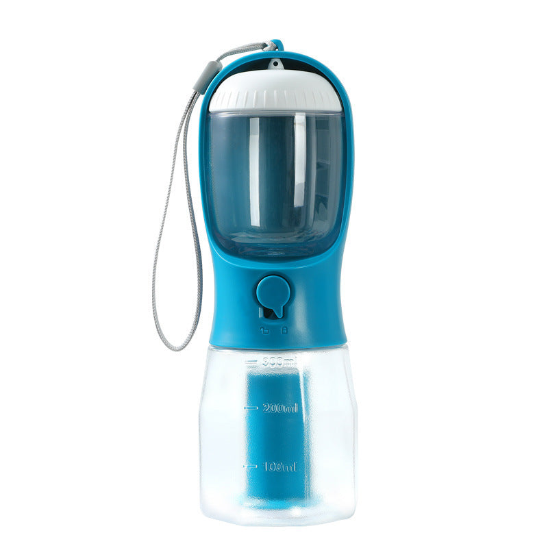 3-in-1 Pet Feeder – Portable Food, Water & Waste Bag Dispenser for Your Pet – Made with FDA-Approved PC Material