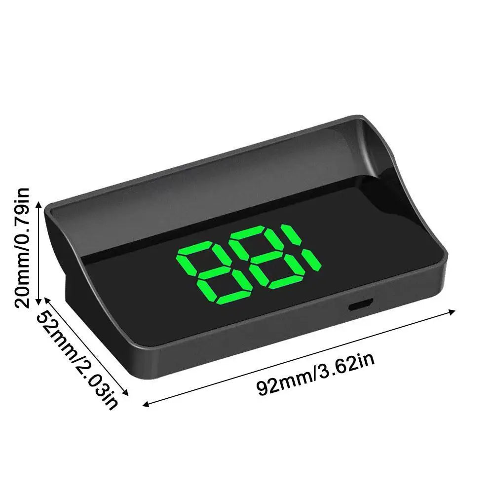 HUD Cama Yansıyan Dijital Hız Göstergesi - Head-up Speedometer Display
