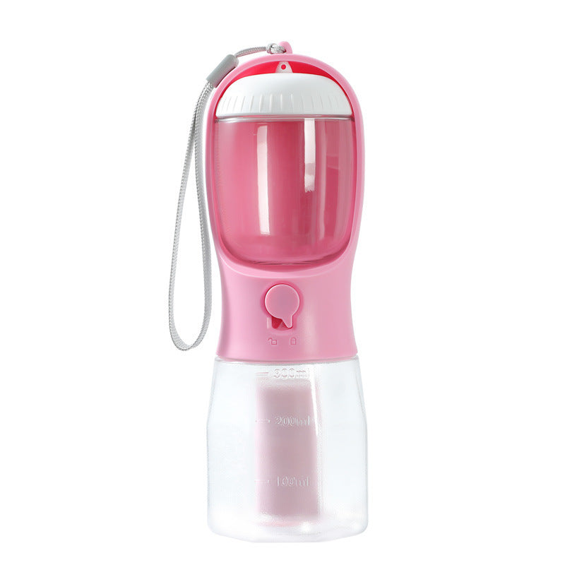 3-in-1 Pet Feeder – Portable Food, Water & Waste Bag Dispenser for Your Pet – Made with FDA-Approved PC Material