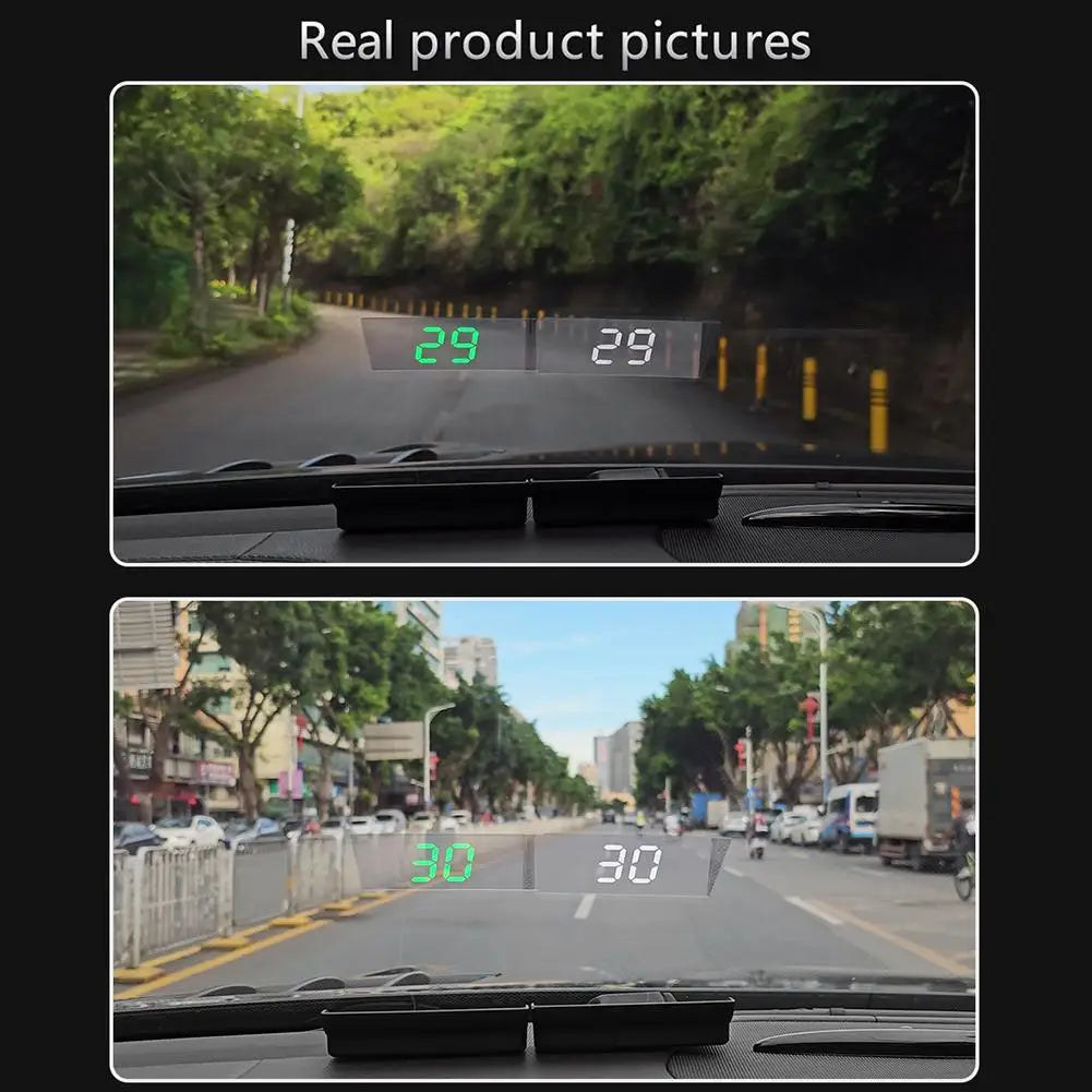 HUD Cama Yansıyan Dijital Hız Göstergesi - Head-up Speedometer Display