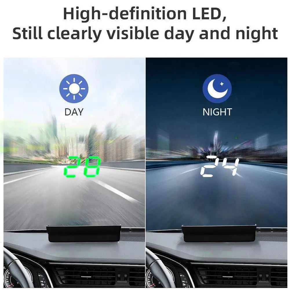 HUD Cama Yansıyan Dijital Hız Göstergesi - Head-up Speedometer Display