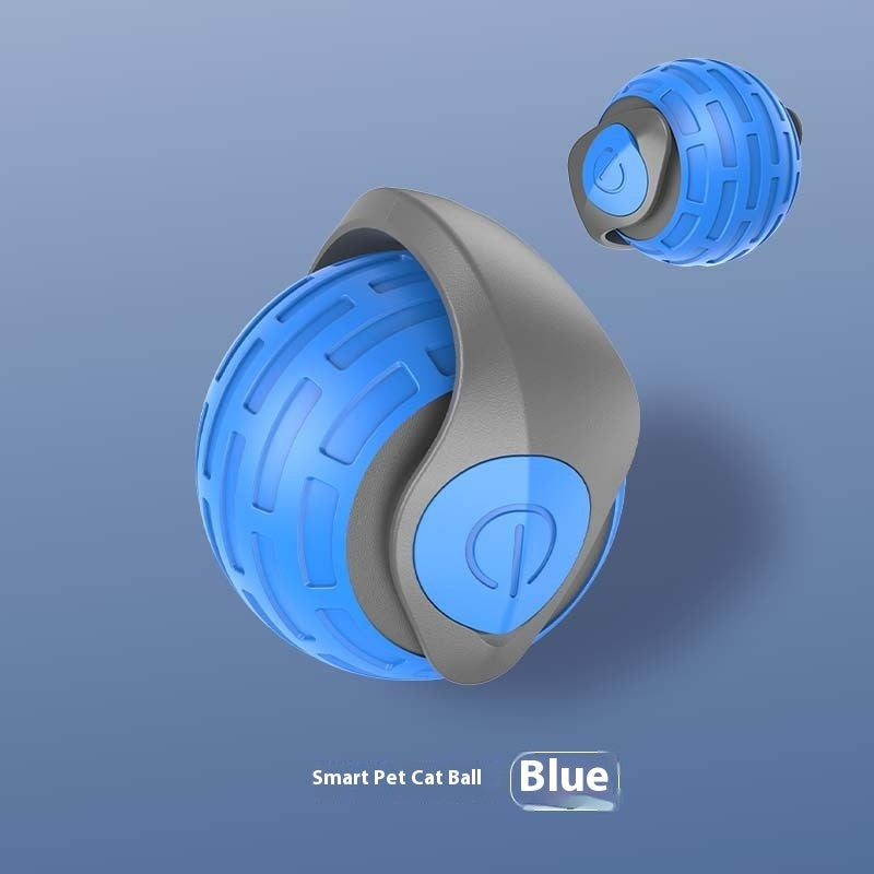 Smart Interactive Cat Ball – USB Rechargeable & Auto-Rolling