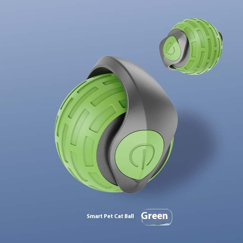 Smart Interactive Cat Ball – USB Rechargeable & Auto-Rolling